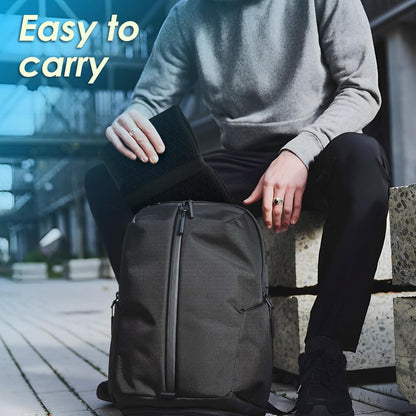 Travel Seat Cushion,Portable Airplane & Stadium Cushion,Gel Grid Design for Comfort, Foldable Cushions for Commute, Airplanes, Camping, Bleachers