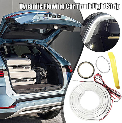 Trunk Light Strip - Dynamic Flowing Car Trunk Light Strip - Waterproof Auto Interior Illumination Accessories For Vehicles Sedan Handless Lighting Solution: Featuring Advanced Smart Sensors, This