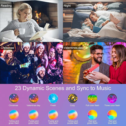 Smart Recessed Lighting 4 Inch RGBCW Color Changing 12W LED Downlight with Junction Box,1000 Lumen Recessed Ceiling Light Compatible with Alexa,Dimmable by Bluetooth Control -12Pack