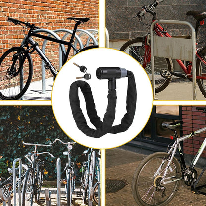 Chain Lock For Bike - 0.6x90cm Protective Lock For Scooter - Outdoor Riding Anti-Theft Safety Supplies, High Security Locking Tool | Fitness & Outdoors Tools For Motorcycles