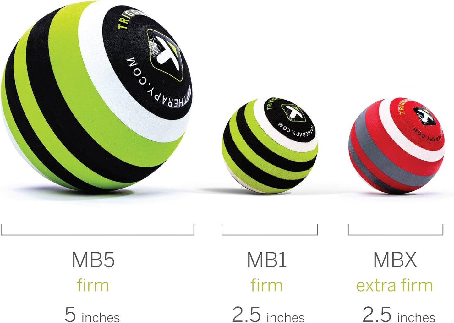 TriggerPoint Foam Massage Ball for Deep Tissue Massage – Ideal for Muscle Recovery, Myofascial Release, and Pain Relief – Compact and Durable Design MB1, 5cm
