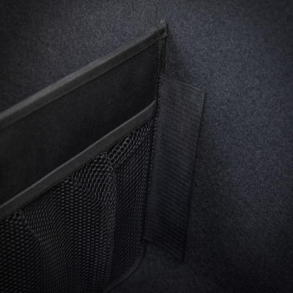 KMMOTORS Sub Trunk Divider of under-floor Compatible for Model Y, Model 3 – Hidden Trunk Organizer – Dividers with Mesh Pockets for Storage Separation (Set of 2)