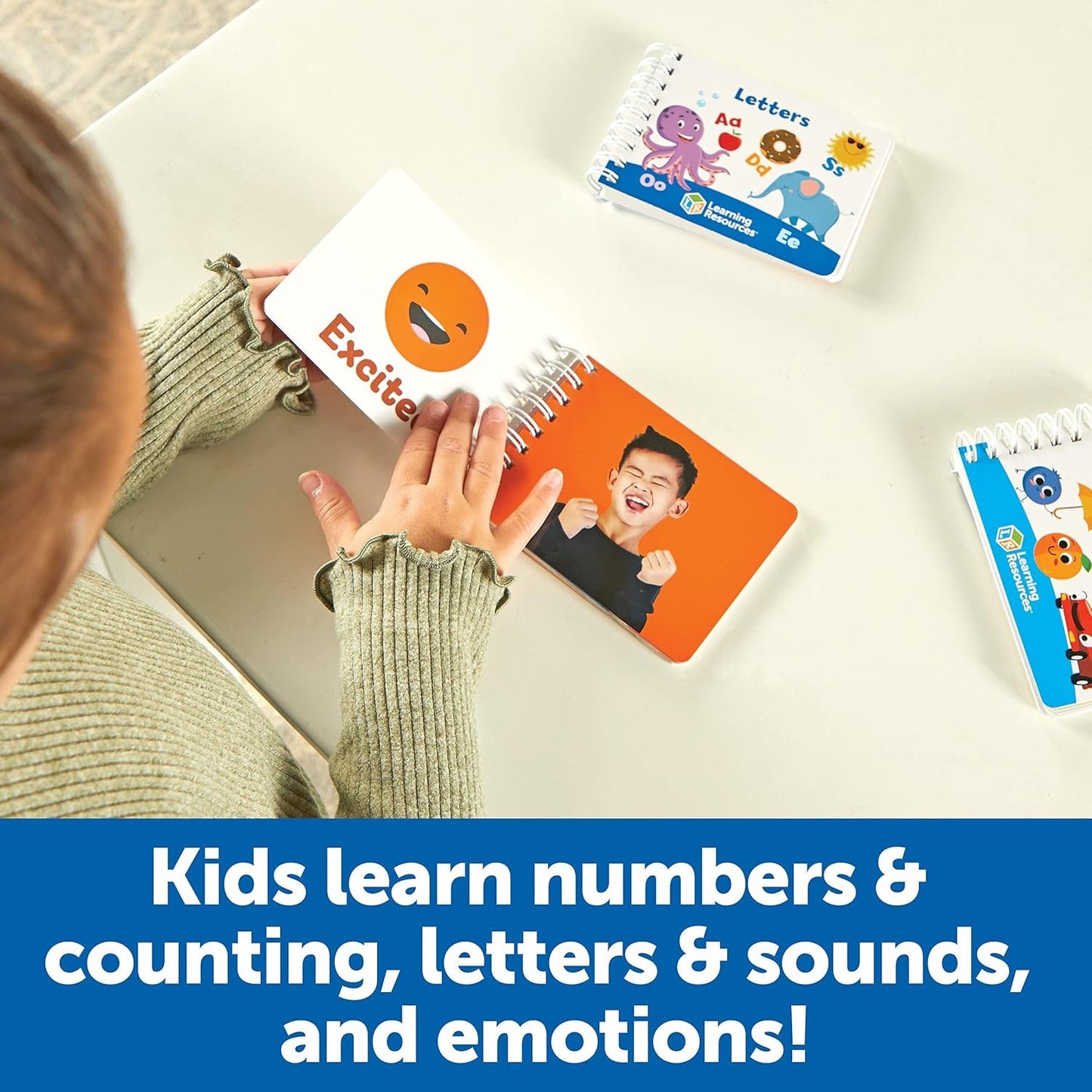 Learning Resources Skill Builders! Preschool Flipbook, Library Preschool, Learning Activities, Educational Toys for 1-3-Year-Olds, Toddler Activity Book, 3 Pieces, Ages 3+