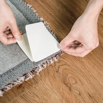 Home Techpro Rug Pad Gripper for Hardwood Floors No Damage, “Vacuum TECH” - New Materials to Non Slip Rug Pads, Under Rug Carpet Tape : Keep Your Rug in Place & Make Corner Flat