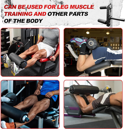 AHTAPFON Seated Leg Extension Equipment Leg Muscles Groups Training, Fitness Squat Rack Accessories, Leg Strength Curl Athletic Practice Machine