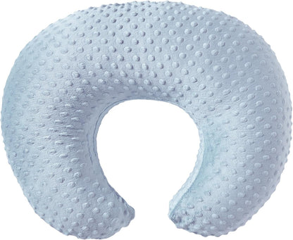 ESEN Nursing Pillow and Body Positioner for Breast Feeding and Bottle Feeding, Ultra Soft Baby Breastfeeding Pillows with Removable Nursing Pillow Cover for More Support for Mom and Baby (Blue)