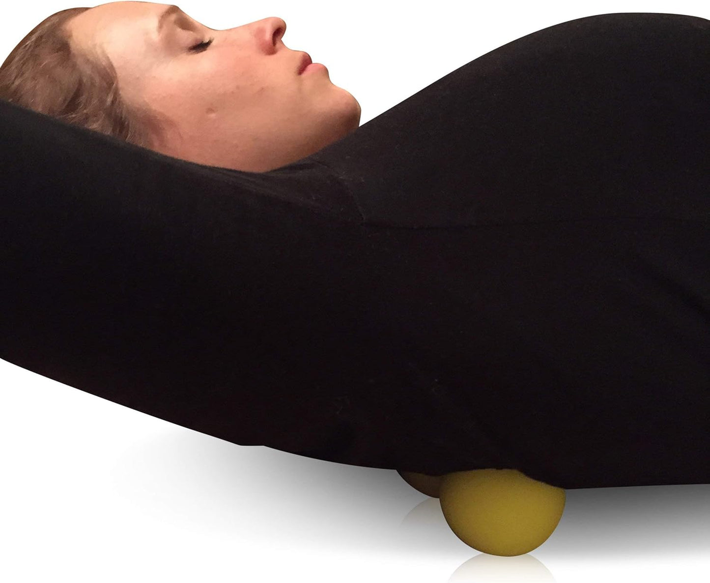 Peanut Massage Roller - Amazing Headache Relief! Silicone Spine Massager/Still Point Inducer -Perfect for Sore Muscles, Myofascial Release and Tension Headache Relief - Double Lacrosse Ball by HealPT