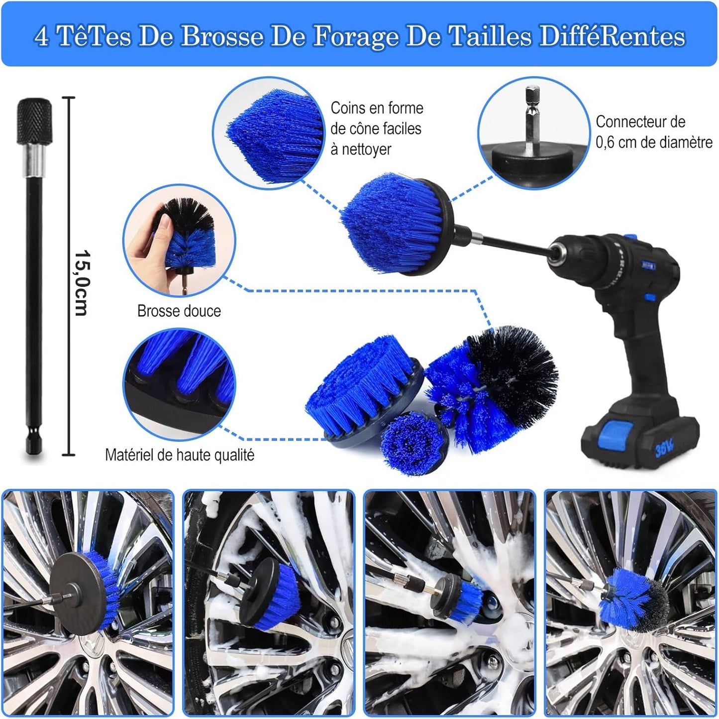 27 Pcs Car Cleaning Brush Car Rims Car Interior Cleaning Kit Car Accessories Interior for Car Detail, Car Cleaning Kit, Windscreen Cleaning Tool Brushes Rims