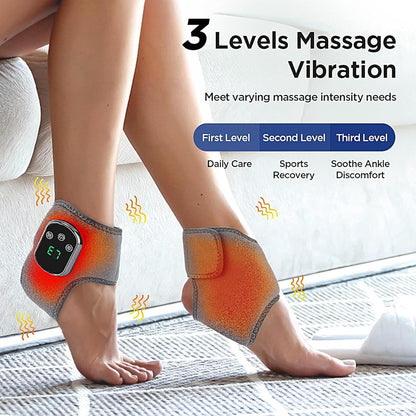 Macchina per massaggi, attrezzo per il recupero del piede, migliora il comfort delle gambe, design ricaricabile riscaldato, funzione wireless, dimensioni compatte per post allenamento, sport, routine
