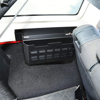 Rear Molle Panel Trunk Side Cargo Rack Shelf Organizer Storage Tray Basket Metal Cargo Holder for Jeep Wrangler TJ JK JL