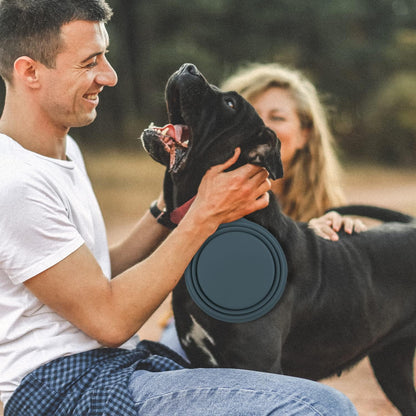 COOYOO Collapsible Dog Bowls 700ML,2 Pack Portable Collapsible Dog Water Bowls for Cats Dogs,Pet Foldable Feeding Watering Dish for Traveling Camping Walking with 2 Carabiners