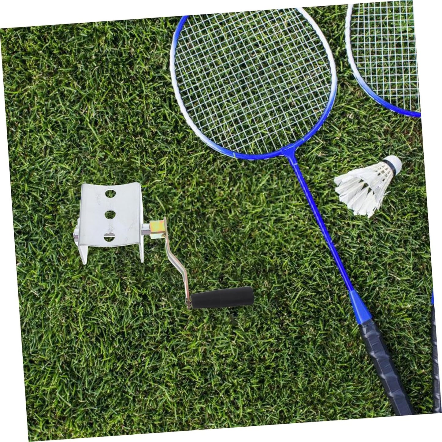Generic Outdoor Volleyball Badminton Pole Tightener Hand Crank Cord Adjuster Durable Training