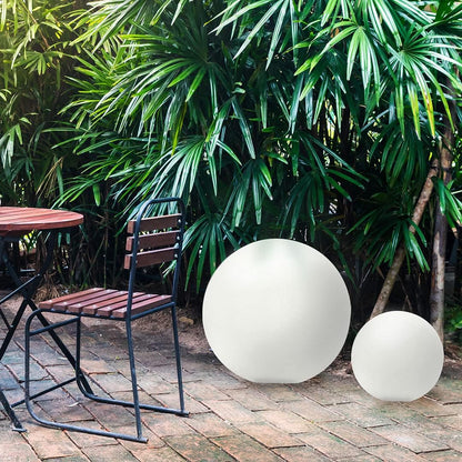 Danieli Garden Light Ball 40 cm Made in Italy | Sphere M LED Warm Light | LED Ball Shape Garden Lights Outdoor-Indoor | IP20 Transformer 1.1 m and IP67 LED