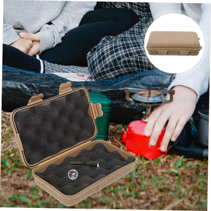 LAPYAPPE Survival Device Storage Case Durable Shockproof Organizer Tool Box for Outdoor Supplies Compact Lightweight Material for Camping Emergency Preparedness