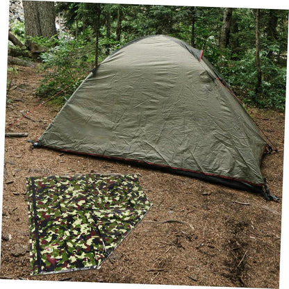 Kisangel 1 Set Multi Use Emergency Sleeping Tent Lightweight Thermal Insulation Bivy Sack for Outdoor Camping Hiking Emergency Warm Tent Durable Portable Camouflage