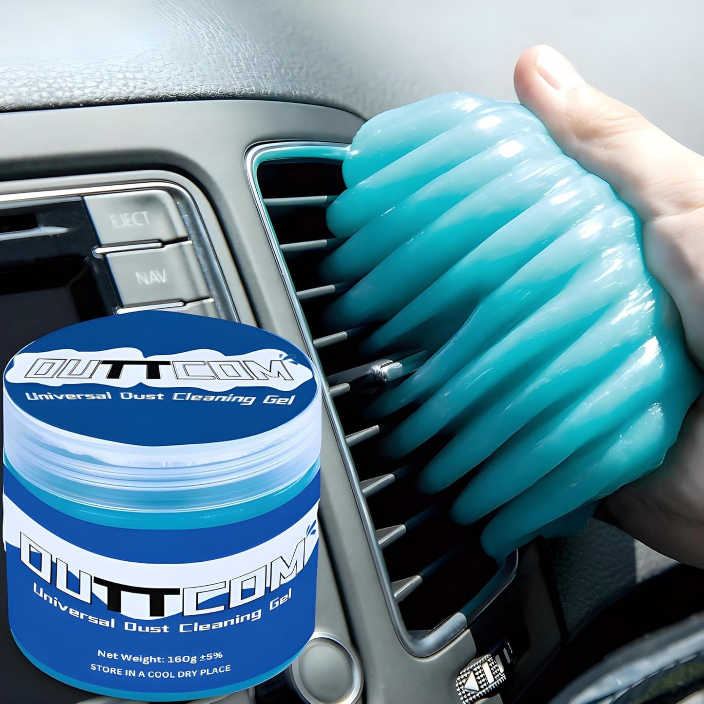 Ultimate Car Cleaning Gel | Universal Gel Cleaner | Must-Have Car & Truck Accessories, Gaming Gadgets, Interior Cleaning Supplies, Screen Cleaner - Stocking Stuffers for Men/Mens Stocking Stuffers