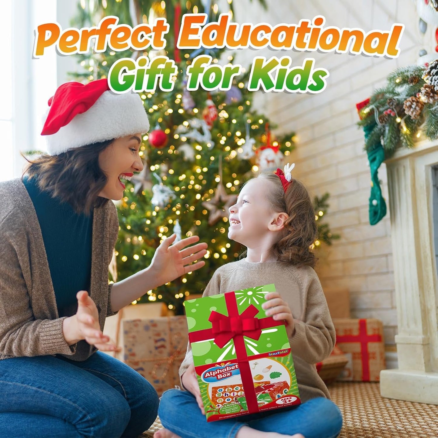 Kasfalci Alphabet Mystery Box for Kids,26 PCS ABC Learning Toys,Letters Sorting Matching Games for Toddlers,Letter Sounds,Speech Therapy Fine Motor Toys for Preschool Kindergarten Classroom