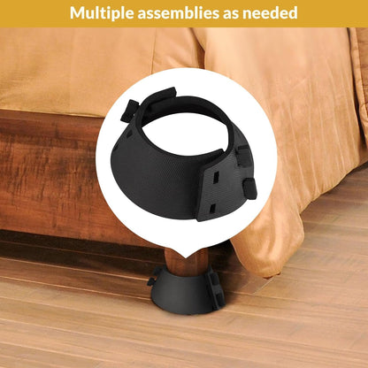 Bed Frame Toe Protectors，Bed Frame Leg Covers, Toe Protector,Bed Frame Leg Protector,Toe Savers for Bed Frame,Toe Guard-Bed Bumpers to Guard Against Foot Injury,Made of EVA, Better Protection(4 Pack)