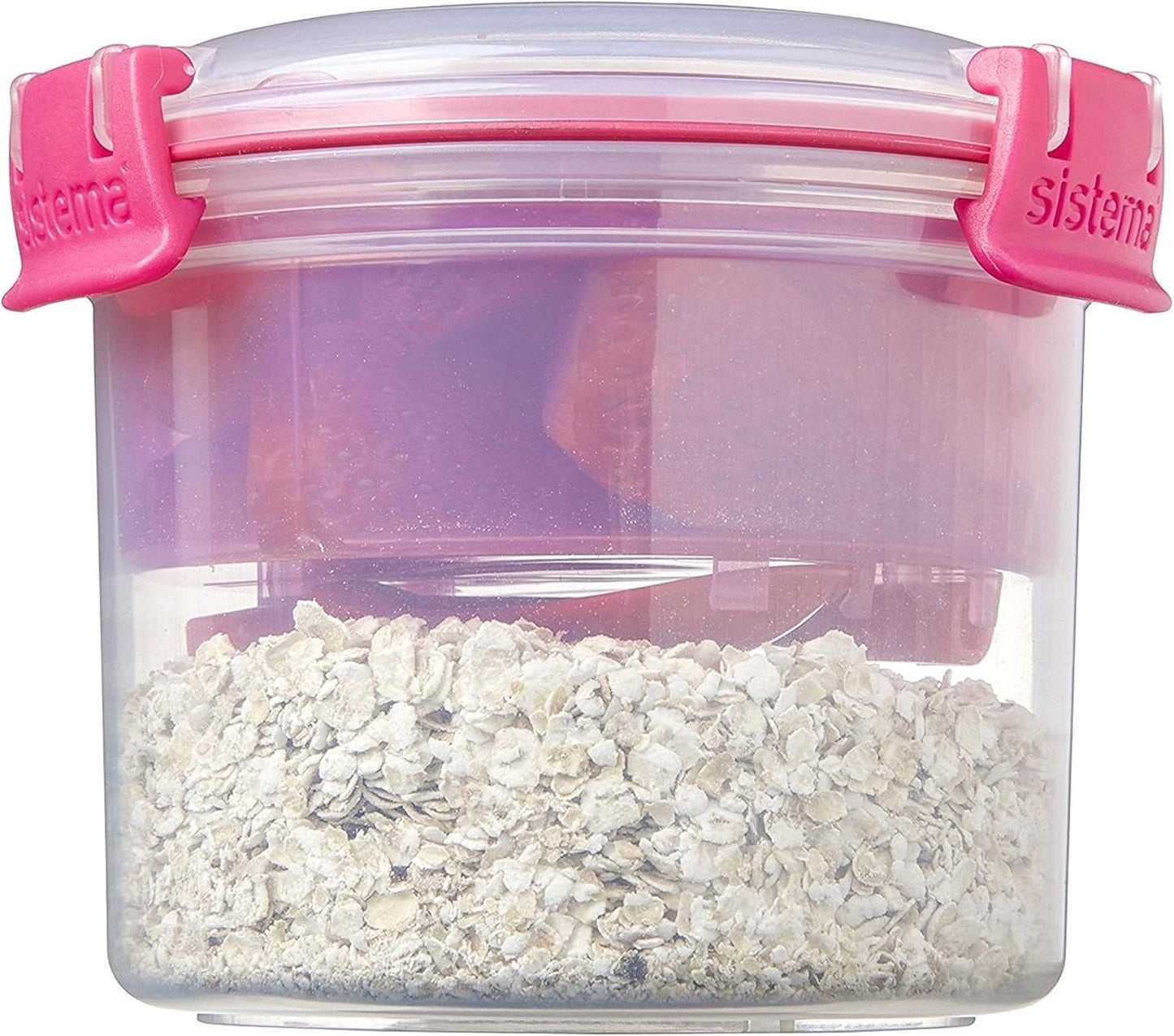Sistema TO GO 21355 Breakfast 530ml Food Storage Container, Assorted colours, (colours may vary)