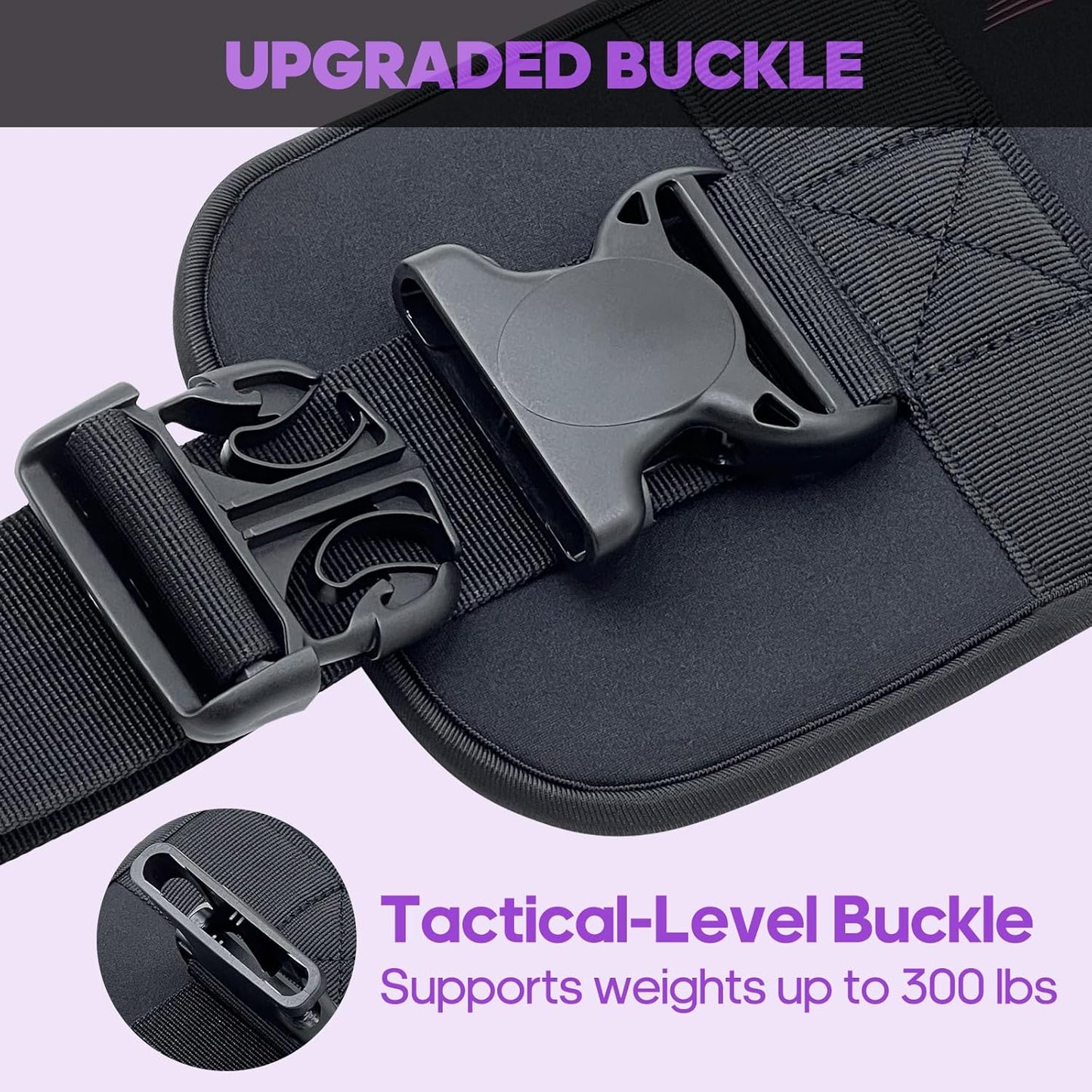 FYGL Hip-Thrust-Belt, Foldable Hip-Thrust-Band for Dumbbells, Kettlebells, or Plates, Hold Up to 300 lbs Weights with Slip-Resistant Padding for the Gym and Home Workouts