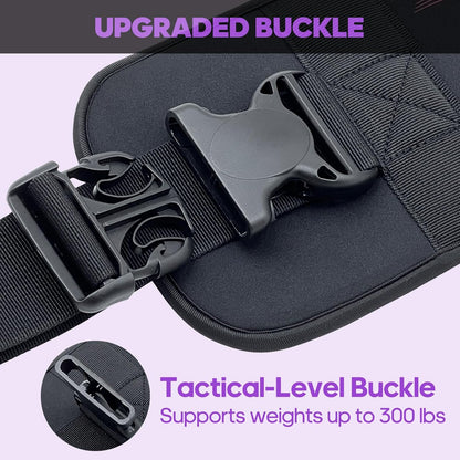 FYGL Hip-Thrust-Belt, Foldable Hip-Thrust-Band for Dumbbells, Kettlebells, or Plates, Hold Up to 300 lbs Weights with Slip-Resistant Padding for the Gym and Home Workouts