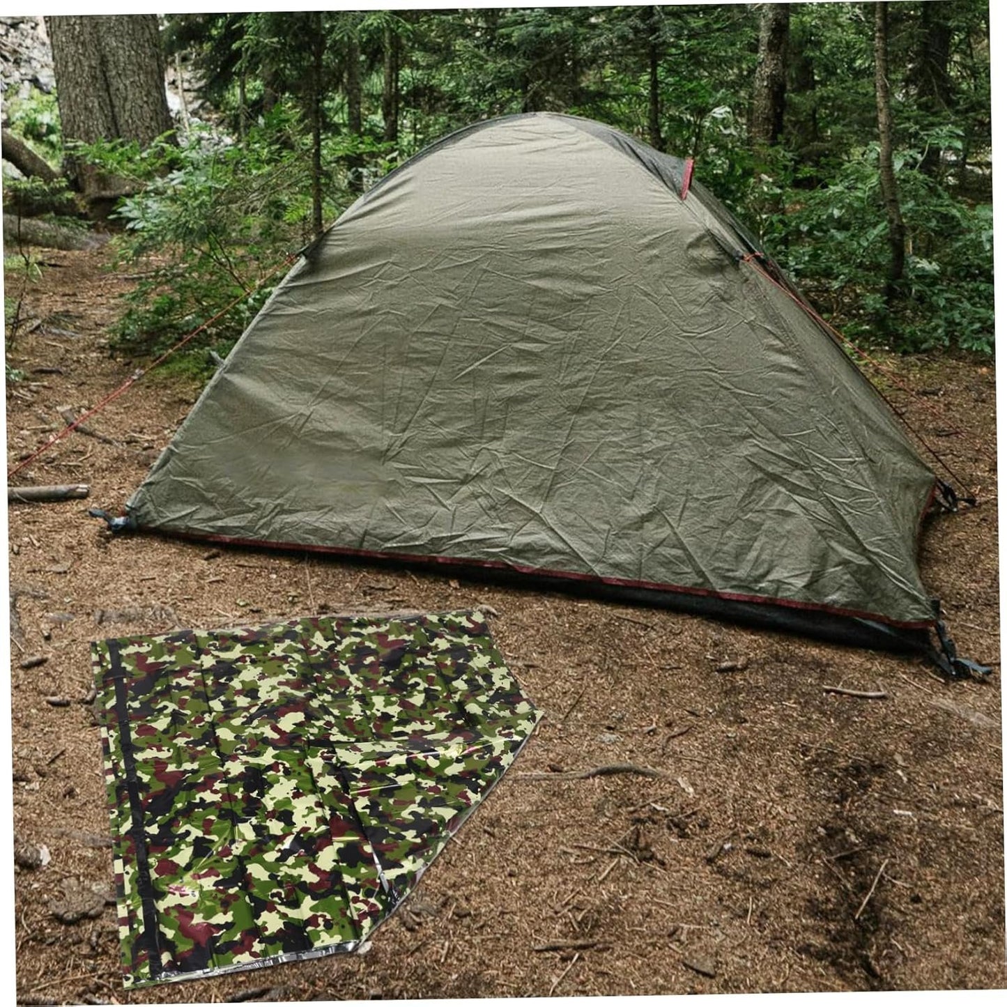 JOINPAYA 1 Set Emergency Survival Tent Multi Use Thermal Insulation Bivy Sack for Camping Outdoor Emergencies Easy Setup Durable Tear Resistant Essential Gear for Critical Situations