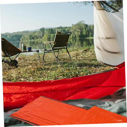 Abaodam Emergency Survival Sleeping Bag Portable Thermal Sack Lightweight Reflective Emergency Blanket for Camping and Hiking Against Dirt and Moisture Compact First Aid Gear