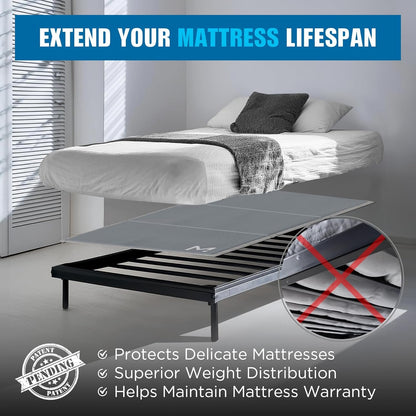Heavy Duty 10mm Bunkie Board Twin XL Size (38x79'') Patent Pending Low Profile Bed Board Design - Breathable, Noise Minimizing, Moisture Resistant Bunkieboards, Low Profile Bed Support by Meliusly