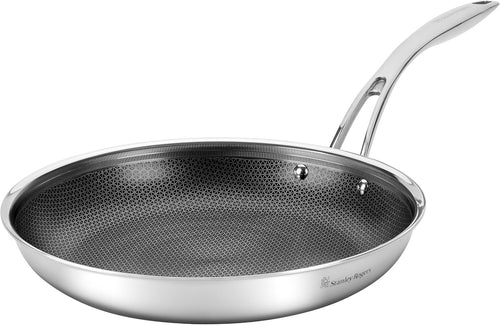 Stanley Rogers Matrix Non-Stick Frypan, 28 cm â€“ Tri-Ply Stainless Steel Cookware, Induction Compatible Frying Pan