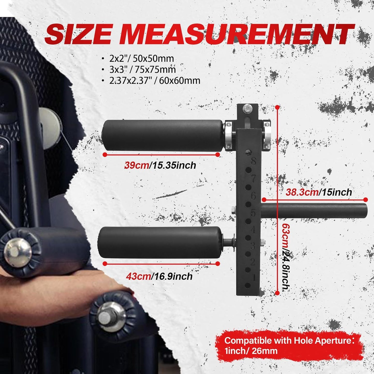 AHTAPFON Seated Leg Extension Equipment Leg Muscles Groups Training, Fitness Squat Rack Accessories, Leg Strength Curl Athletic Practice Machine