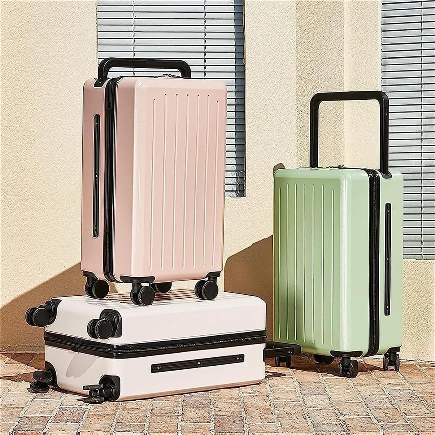 Silent Suitcase Durable Luggage 24 in Large Capacity Luggage Security Combination Lock Suitcase Wear-resistant Luggage Check-in Luggage Smooth