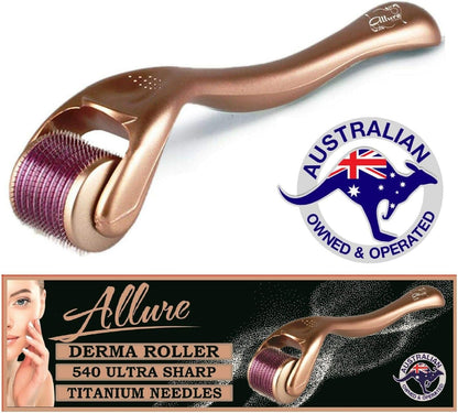 Allure Derma Roller 1.5mm 540 Titanium Needles Anti Aging Skin Care Treatment