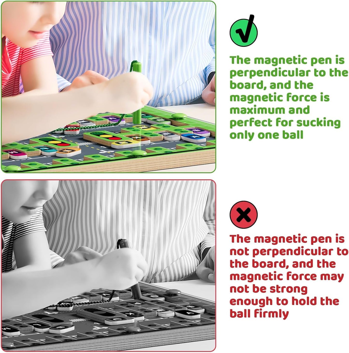 zhiwuzhu Magnetic Alphabet Maze Letter Puzzle,Montessori Fine Motor Skills Toys for Girls Boys,Education Toys for Preschool Learning Activities,Valentines Day Gifts for Kids