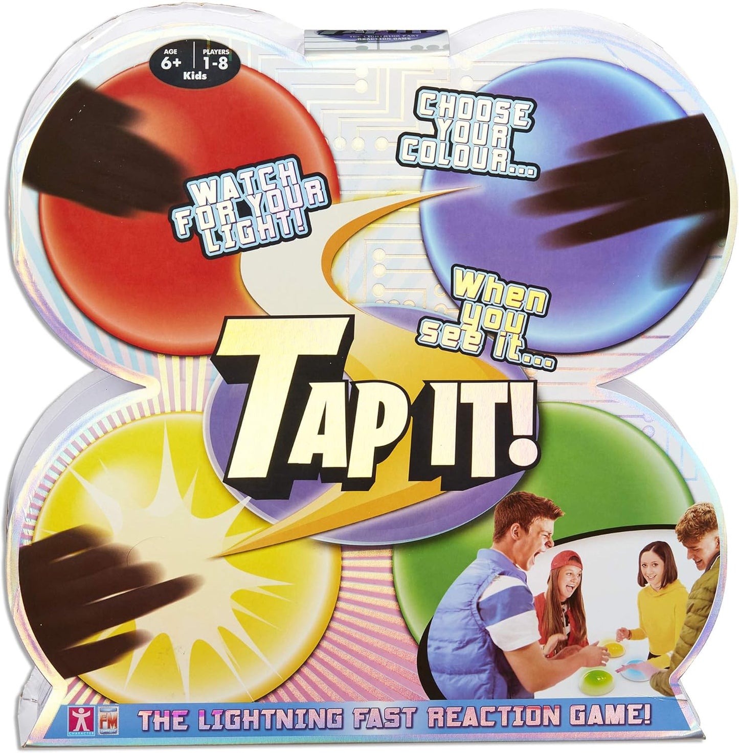 Tap-it Game High Energy Tech Game for All The Family, 4 Different Games to Play, Multi-Player Game, Fitness Game