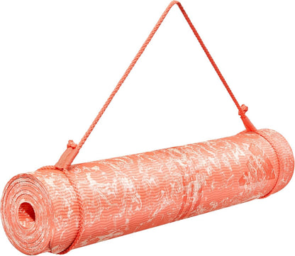 adidas Double Sided Yoga Mat - 6mm Thick Exercise Mat, Non-Slip for Yoga, Pilates, Stretching & Fitness, Yoga Accessories for Women, Home Gym & Workout Mat, Home Gym Equipment