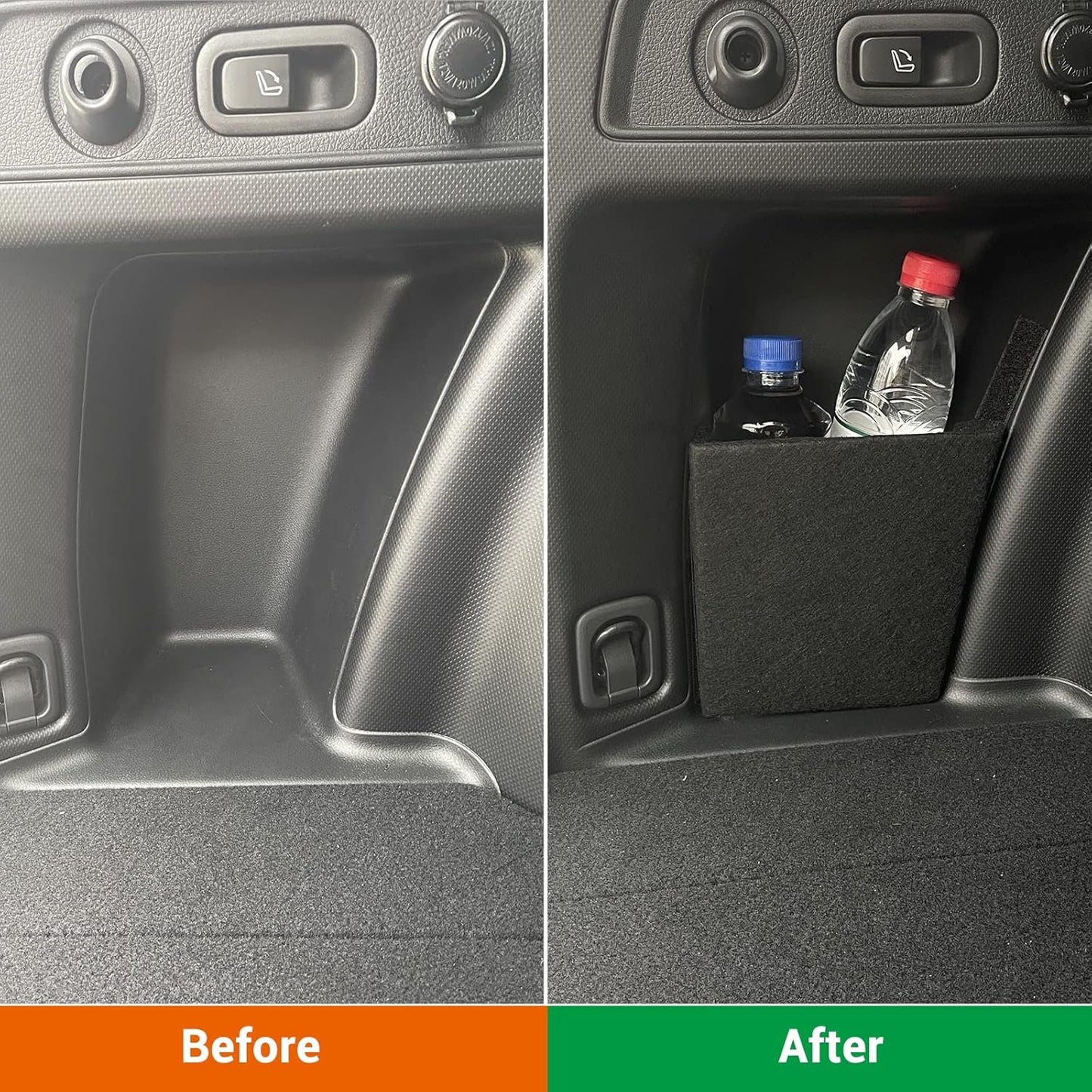 Subaru Forester Trunk Upgrade, Trunk Organizer Pocket, Trunk Storage Fiberboard Panel for Subaru Forester 2019 2020 2021 2022 2023 2024, Trunk Driver's side only, 1pc