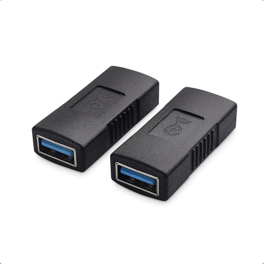 Cable Matters 2-Pack USB 3.0 Coupler USB Female to Female Adapter Gender Changer