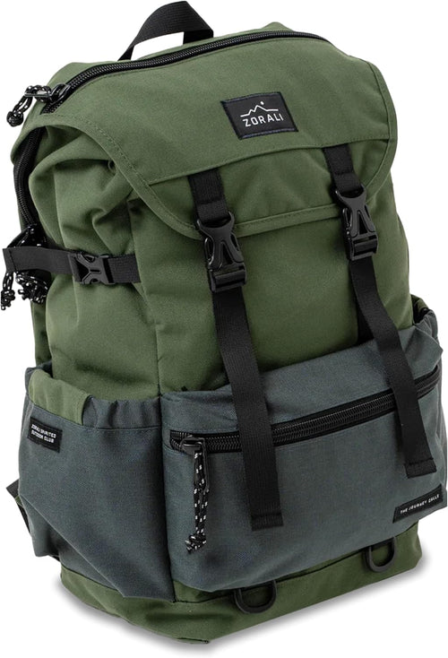 ZORALI Escapade Travel Backpack 30L – Durable Carry On Backpack for Men & Women, Sustainably Designed Hiking Backpack, Waterproof Outdoor Sports Rucksack & Casual Daypack – Travel Essentials