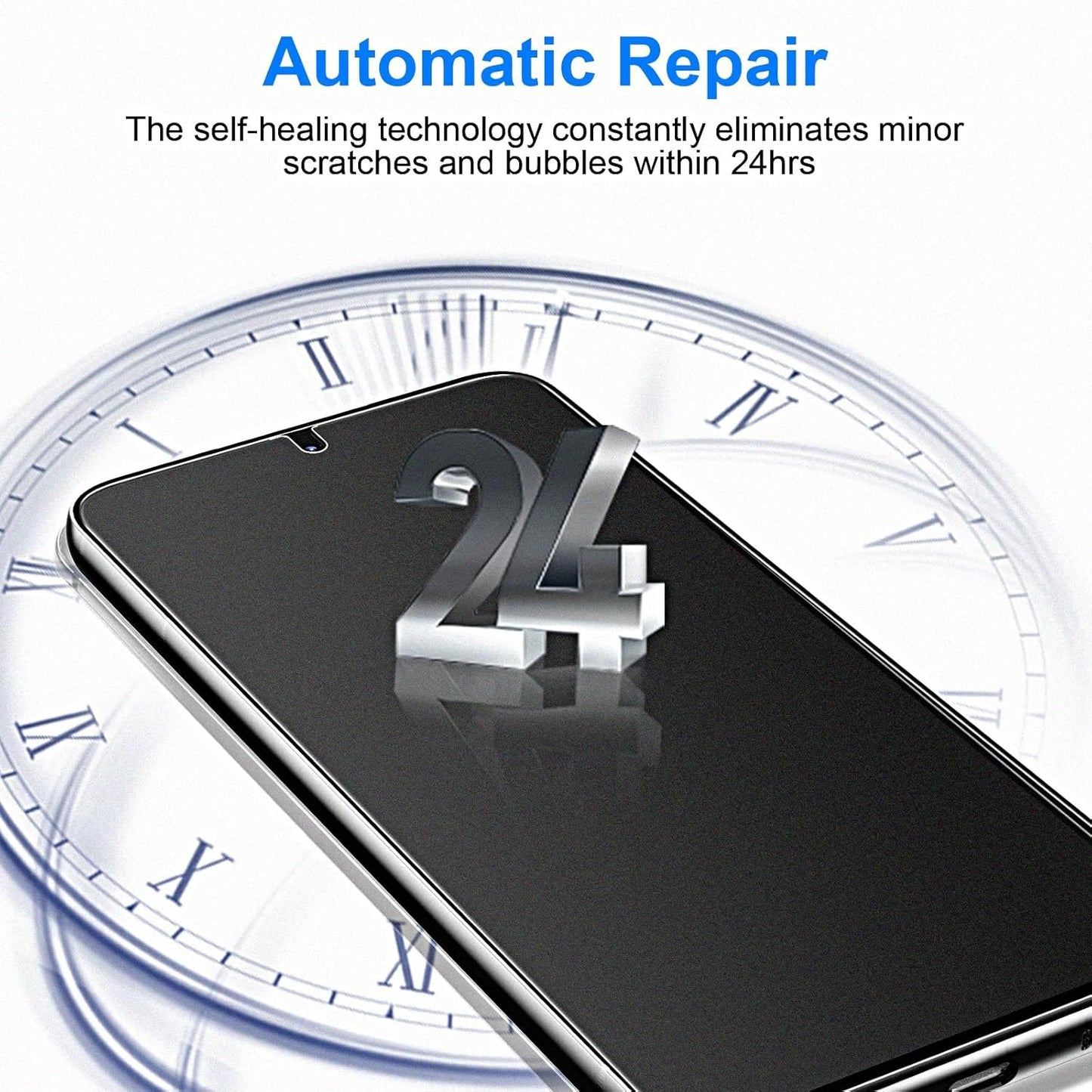 QUESPLE 2 Pack for Google Pixel 9 Pro XL Anti-Glare Matte TPU Screen Protector 6.8 Inch, Smooth and Responsive Touch Screen Protector Film for Gamming, [Support Fingerprint Unlock] [Self-Healing] [Not Glass]