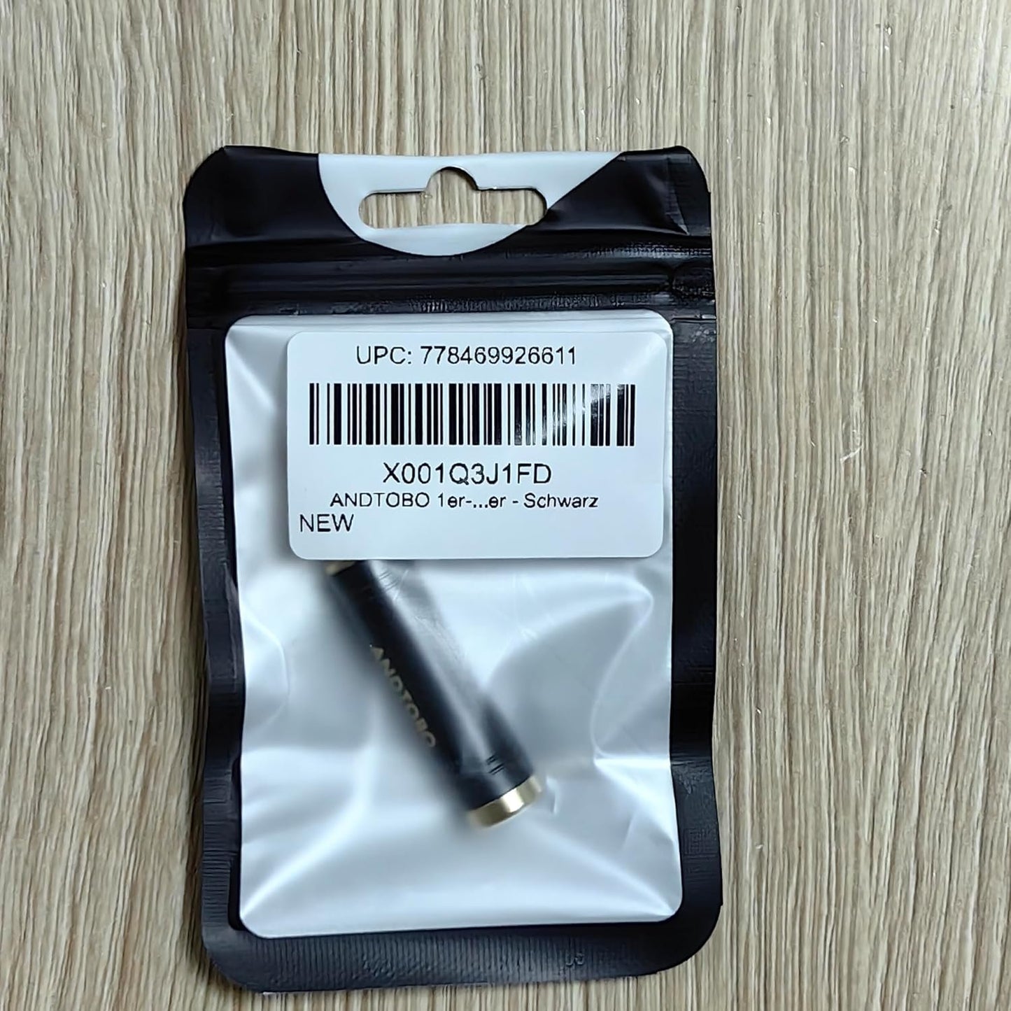 ANDTOBO 1/4'' to 3.5mm Stereo Pure Copper Headphone Adapter, 1/8'' Plug Male to 1/4''（6.35 mm） Jack Female Stereo Adapter for Headphone, Amp Adapter, Black 1-Pack