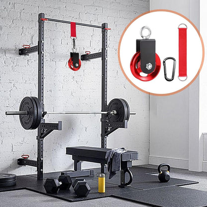 Pulleys for Lifting, Heavy-Duty Storage Pulley, Smooth Load-Bearing System, Quick-Release Workout Gear, Multifunctional Design, for Garage Home Gym, Marine Equipment Handling