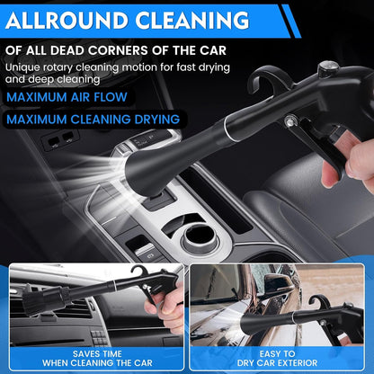 Car Cleaning Gun, High Pressure Car Blow Gun for Car Detailing, Quickly Clean and Dry Car Surfaces with Strong Air