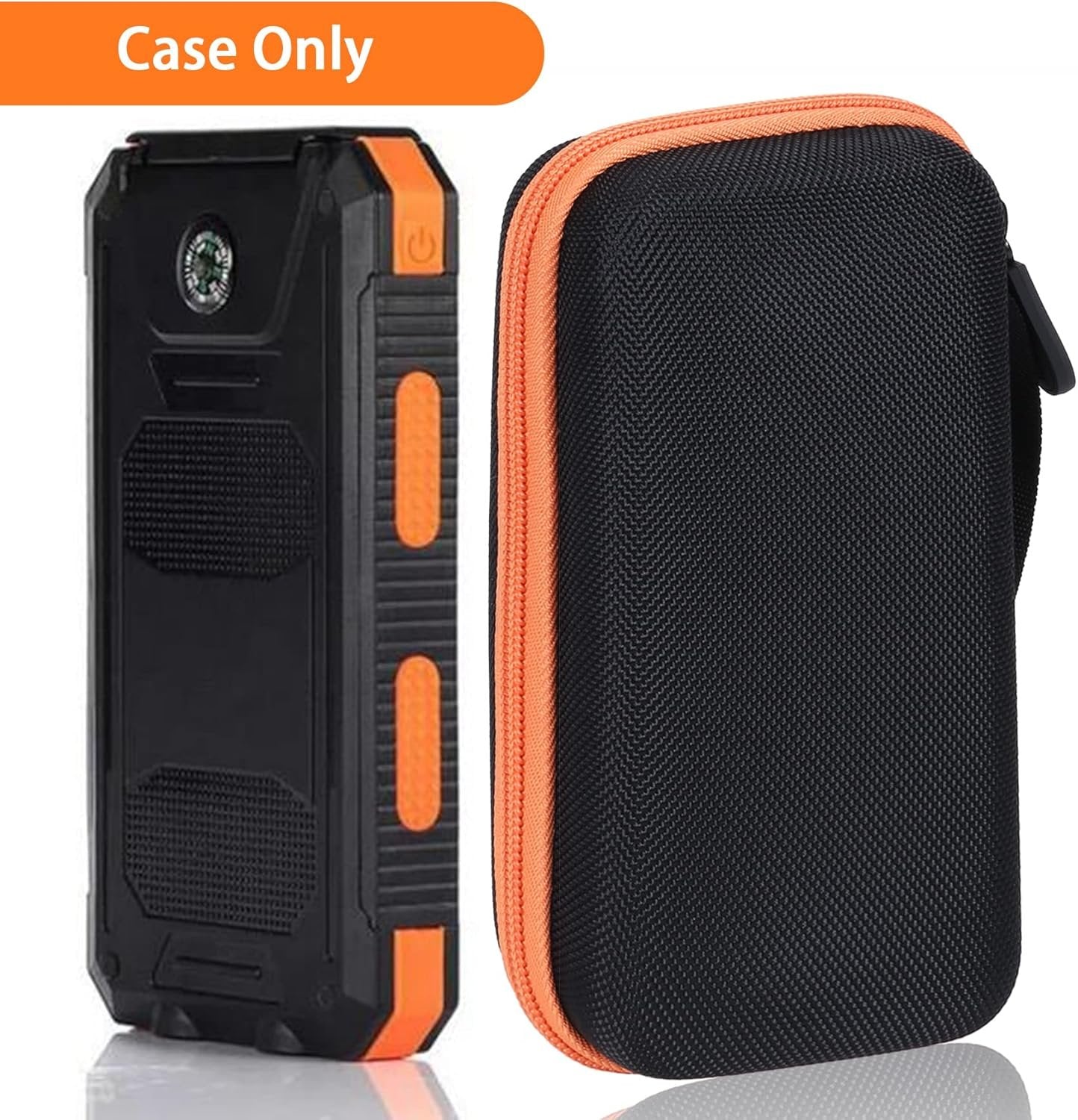 Aenllosi Hard Carrying Case Compatible with Solar Power Bank Qi Charger 10,000mAh