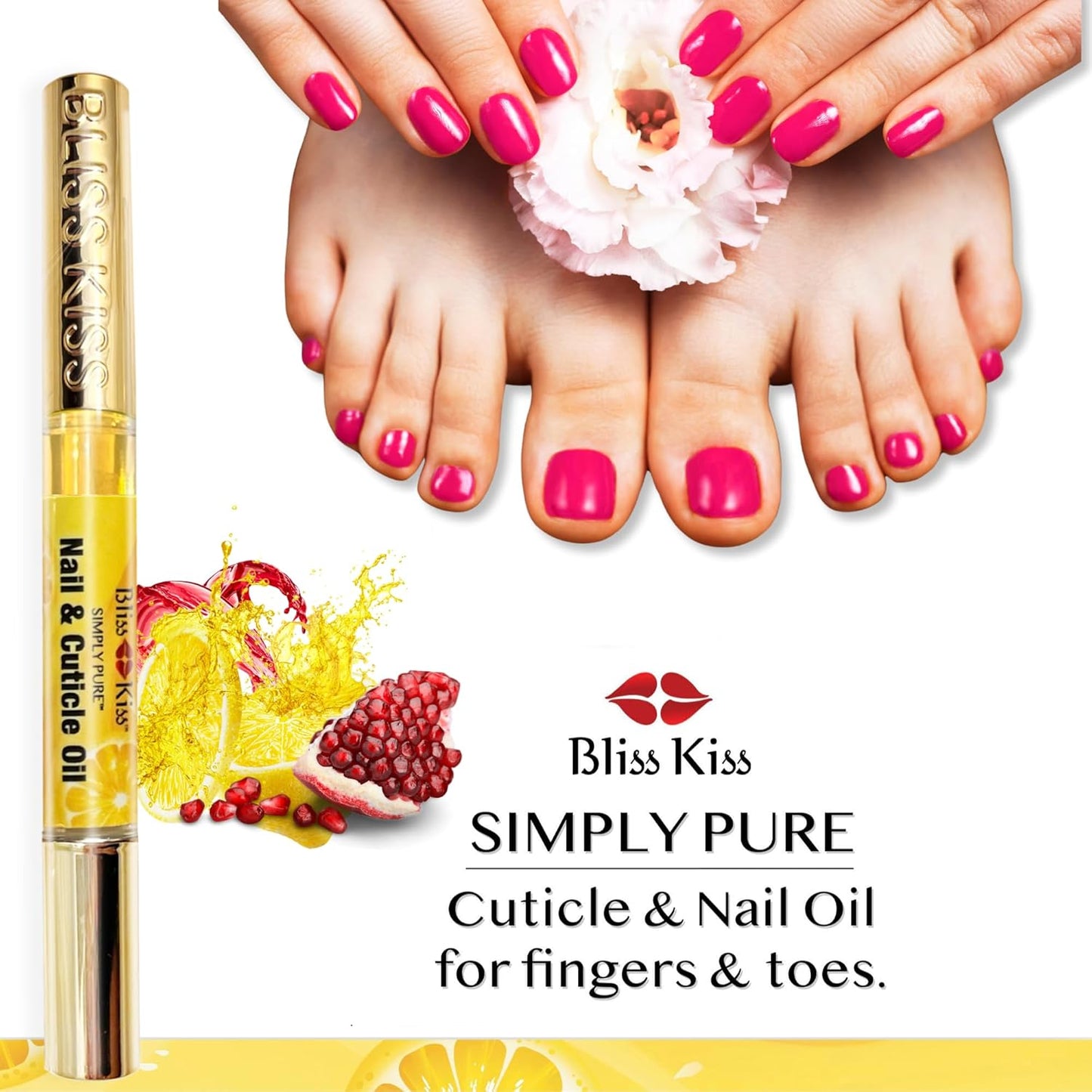 Bliss Kiss Pure Cuticle & Nail Oil Pen - Crisp by Bliss Kiss