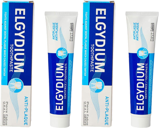 Pierre FABRE ORAL CARE Elgydium Toothpaste Antiplaque 75 ml Pack of 2