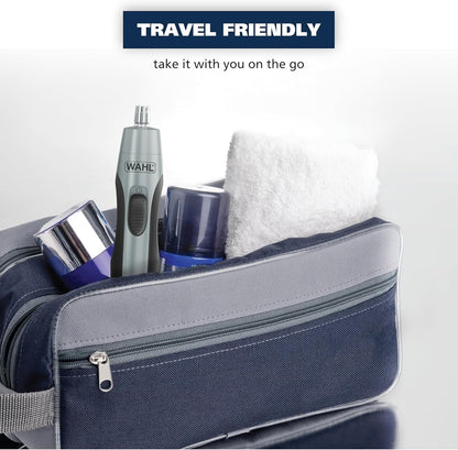 Wahl Clipper Battery Operated, Precision Ear and Nose Hair Trimmer for Men, Hygienic Nose Trimmer with Rinseable Blade for Easy Cleaning, Perfect for Travel – Model 3026462