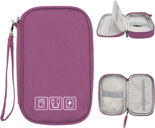 Ruyosn Cable Organizer Bag Waterproof Cable Bag Small Pocket for Hard Drives, Electronic Accessory