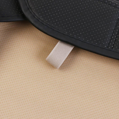Car Seat Protector, Comfortable Breathable Four Seasons General Leather Bamboo Charcoal Breathable Interior Car Accessories Cover Mat for Office Chair (Black, 1Pcs)