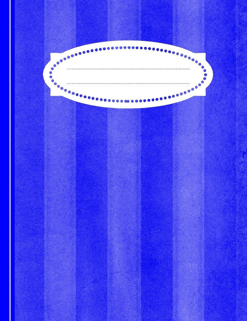 Blue Stripe Writing Book: College Ruled Writing Book
