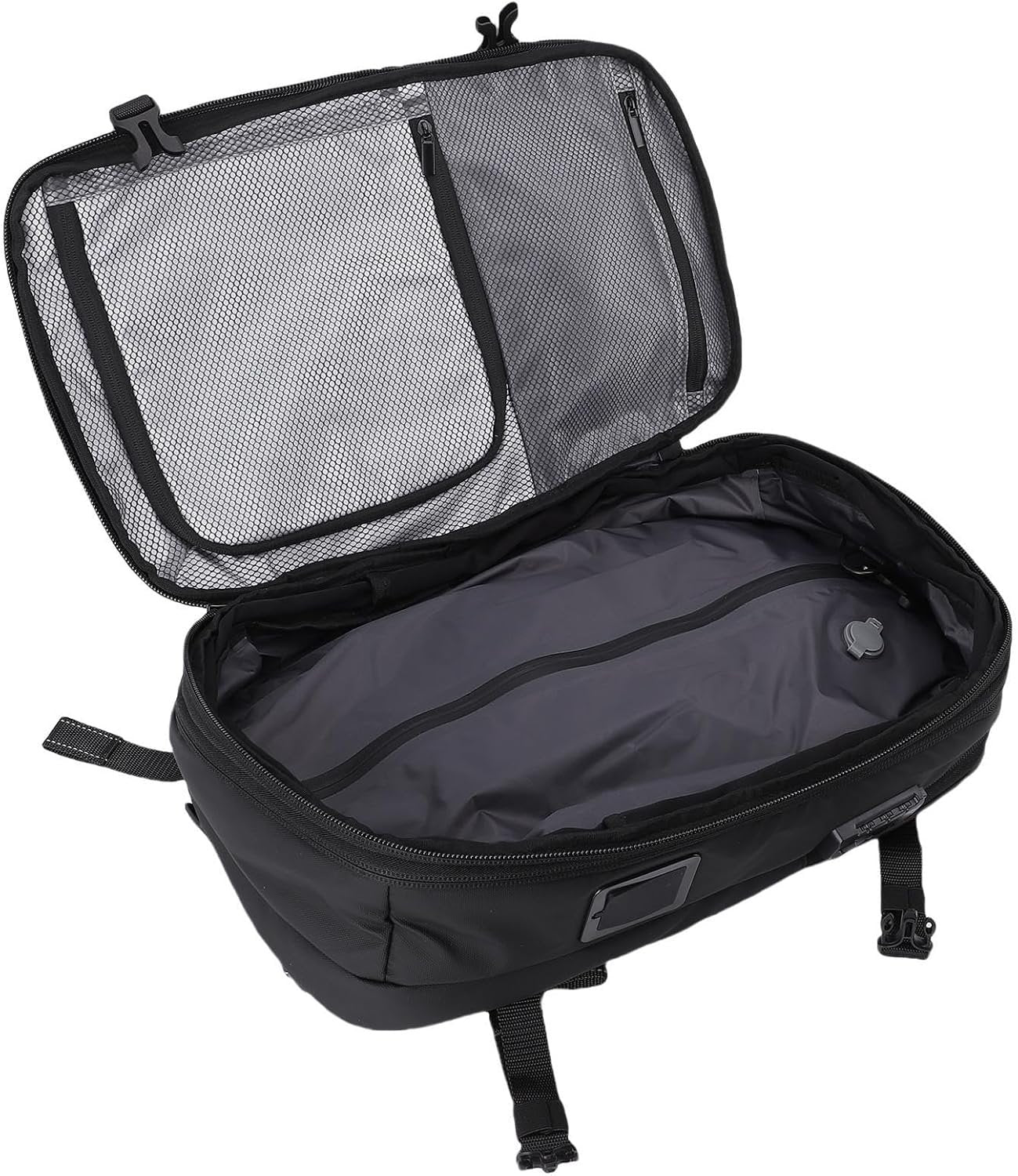 Vacuum Compression Backpack, 25L-30L-60L Expandable Backpack with Vacuum Seal, Water Proof Double Shoulder Travel Bag, Security Lock for Business Laptop, USB Charging Port